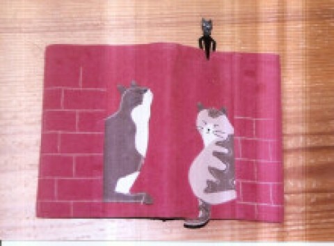 猫のブックカーバー(2)