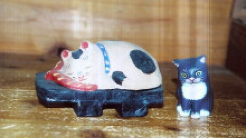 小物のねこ達